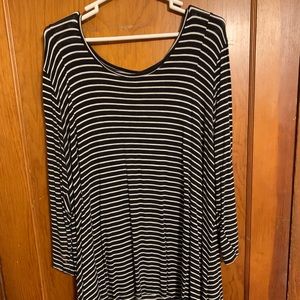Maurice’s black and white striped tunic